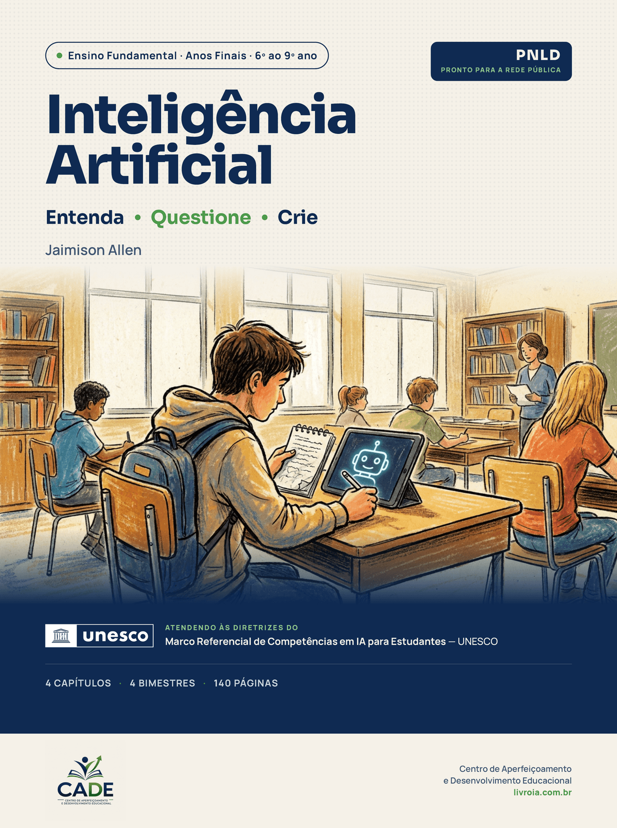 Capa do livro Inteligência Artificial: Entenda, Questione, Crie